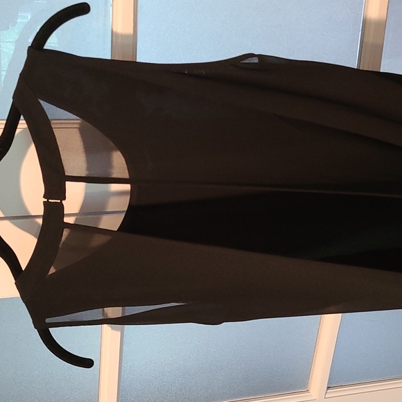 Mostly sheer, sequins. - Picture 4 of 5